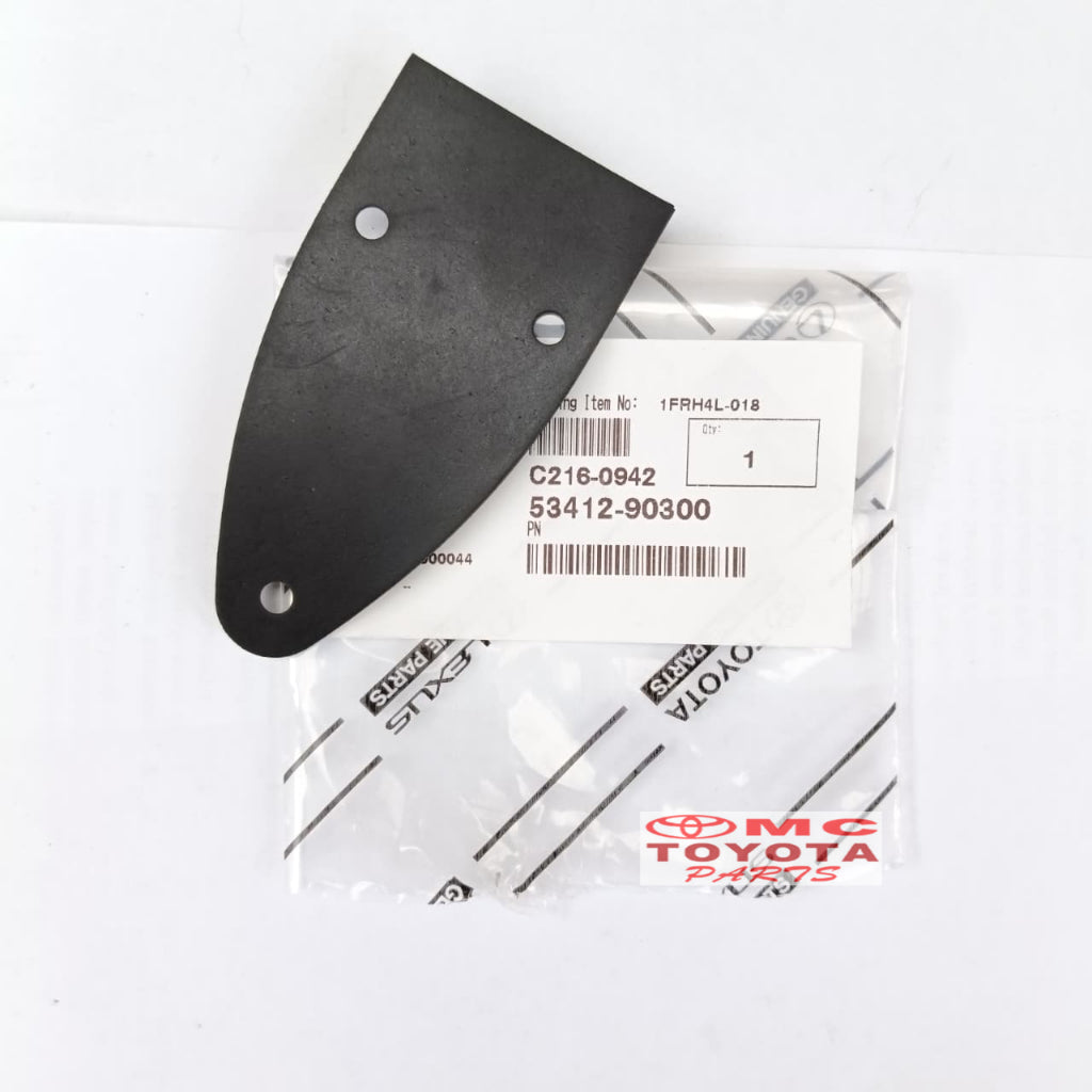 Karet Engsel Kap Mesin Hardtop 2F HJ40 & BJ40 Dudukan Depan Tatakan Cushion OriginaL  Toyota 53412-90300