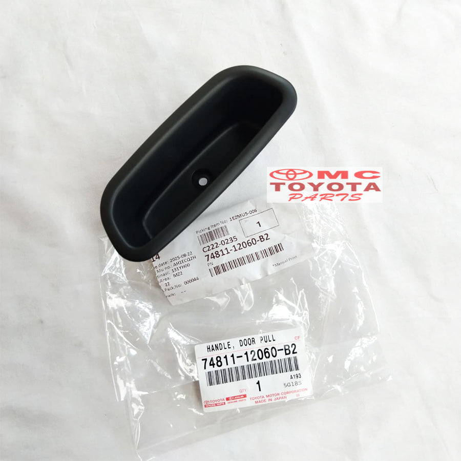 Pucket Wadah Coin Tempat Koin Handel Door Pull Corolla Great All New 74811-12060-B2 Original Poket Koin Gagang Pintu Tarik