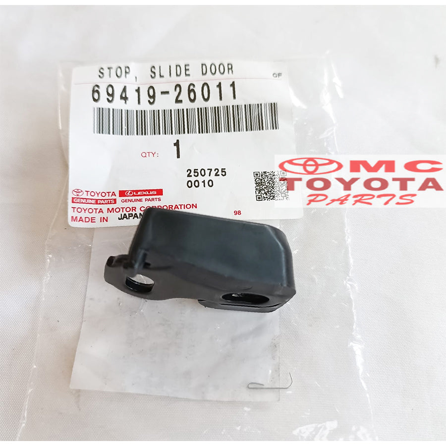 Stopper Stoper Atas Pintu Geser Sliding Toyota Hiace Commuter Original 69419-26011