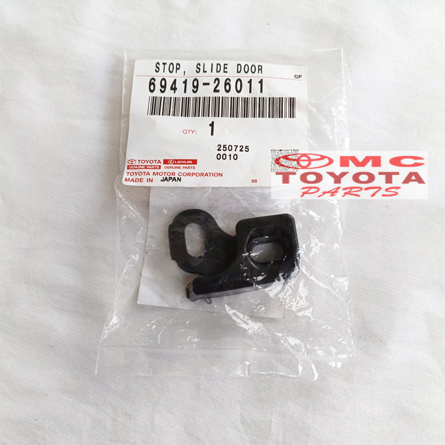 Stopper Stoper Atas Pintu Geser Sliding Toyota Hiace Commuter Original 69419-26011