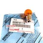 Bohlam Lampu Sein Sen Kuning Kaki 1 12V 21W Mobil Toyota Universal Kijang Kapsul Innova Hilux Fortuner Avanza Xenia Agya Vios Yaris Corolla Kijang Efi Krista Original 90080-81116 Lamp Bulb Bolam Bohlam Lampu Reting Riting Ori