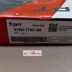 Plat Kampas Kopling Clutch Disc Hilux Rangga Innova Reborn Bensin Original T-OPT 31250-TT207-8M Genuine Parts