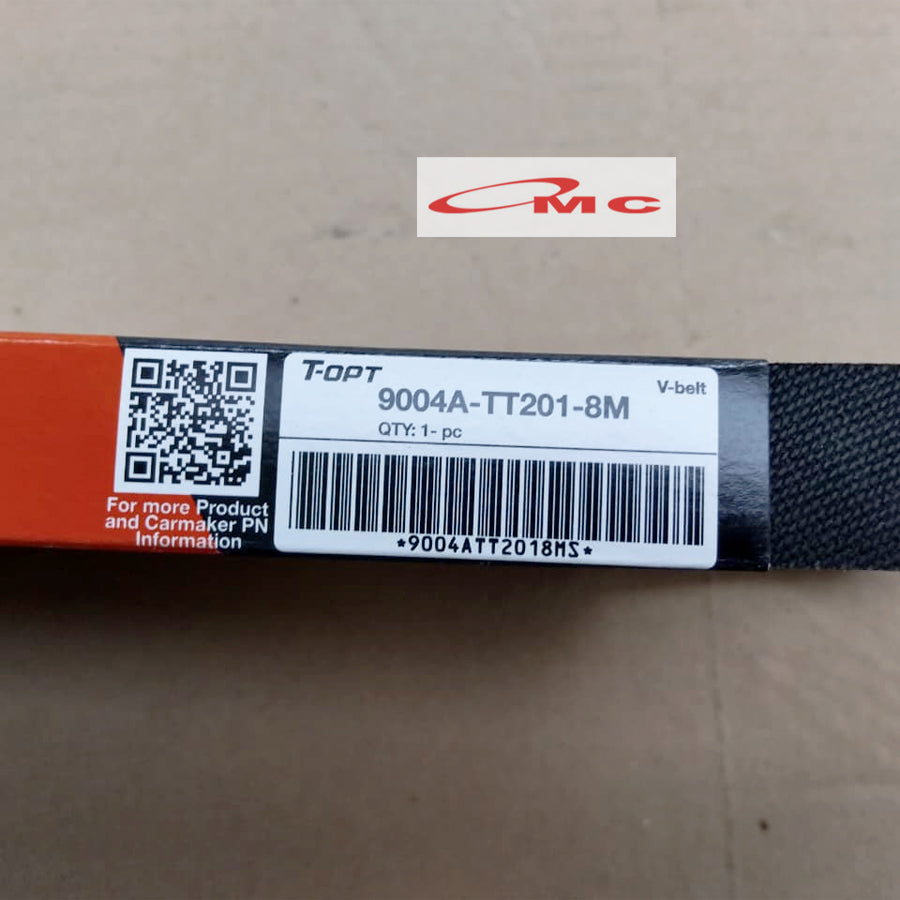 Tali Kipas Fan Belt Van Belt V Belt Fanbelt Agya Ayla Orisinil T-OPT 9004A-TT201-8M / 6-PK-1155