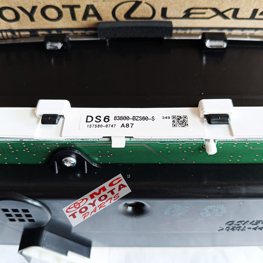 Speedometer Agya Ayla 1000cc Matic 2012-2017 Original 83800-BZS60 DS 6 Spedometer Spidometer Speedometer Kilometer Ayla Agya 1.0 Automatic Tahun Lama Gen 1