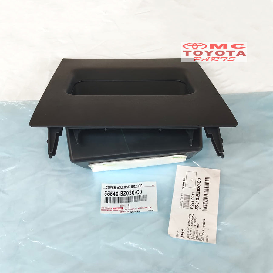 Cover box Fuse Sekring Bagian Bawah Dashboard Terios Rush Original 55540-BZ030-C0