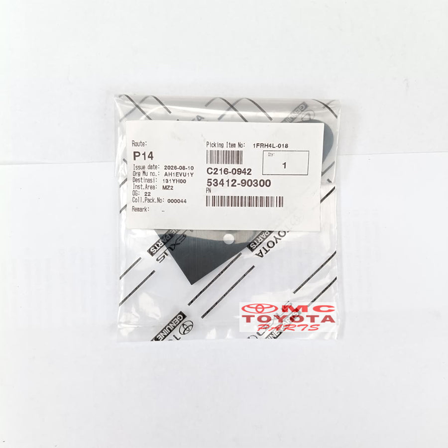 Karet Engsel Kap Mesin Hardtop 2F HJ40 & BJ40 Dudukan Depan Tatakan Cushion OriginaL  Toyota 53412-90300