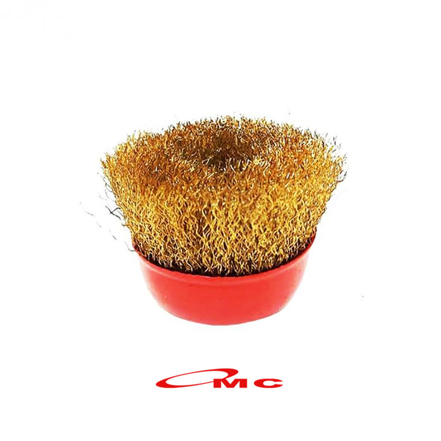 CAMEL Sikat Kawat Mangkok 3 Inch Cup Brush Polishing Sikat Mangkok Kawat Kuning 3" Cap Wire Brush Sikat Kawat Kuningan Gerinda Tangan Gurinda Karat Kerak