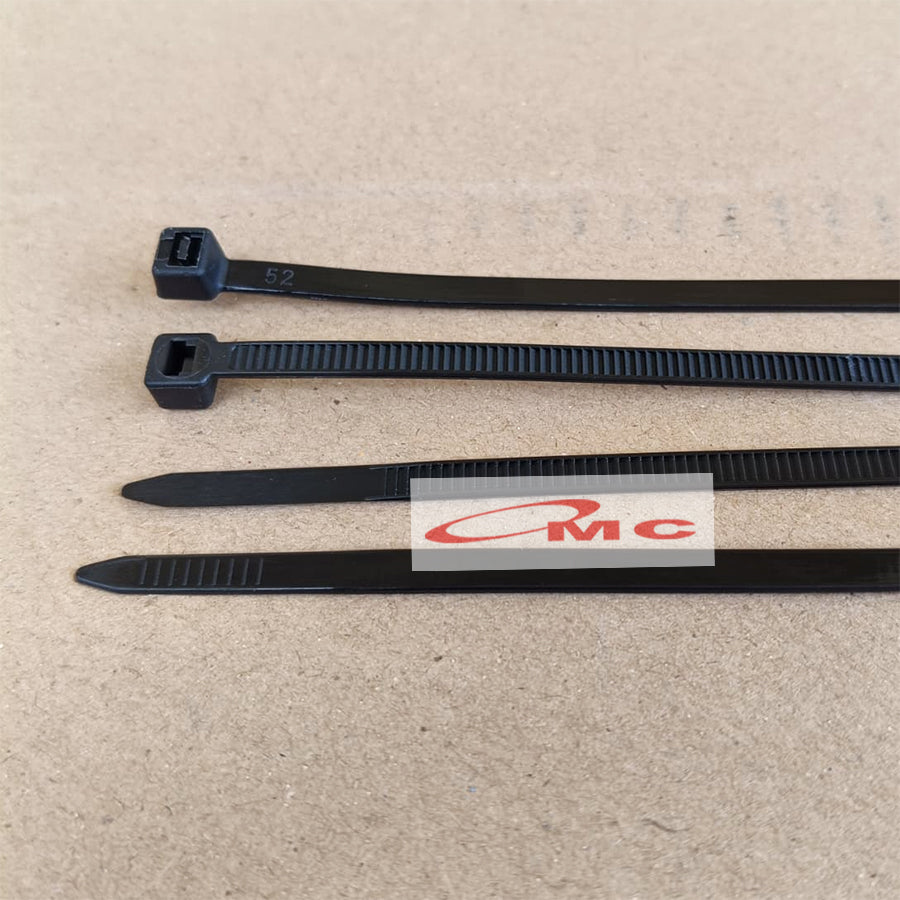 Kabel Tis Tebal CAMEL Nylon 4,8x250mm Insulock Insulok Cable Tis Ikat Multifungsi 10 pcs Putih Hitam Kabel Ties Zip Ties Cable Tie Wrap 4.8 x 250 mm Alat Pengikat