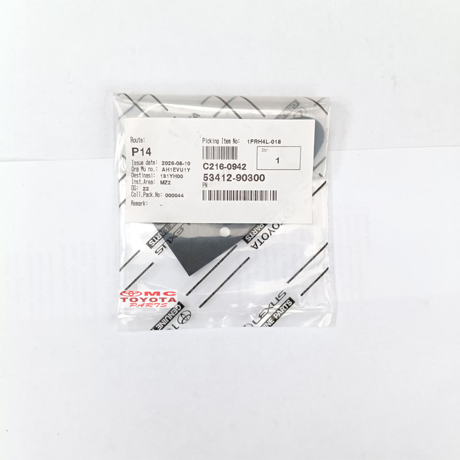 Karet Engsel Kap Mesin Hardtop 2F HJ40 & BJ40 Dudukan Depan Tatakan Cushion OriginaL  Toyota 53412-90300
