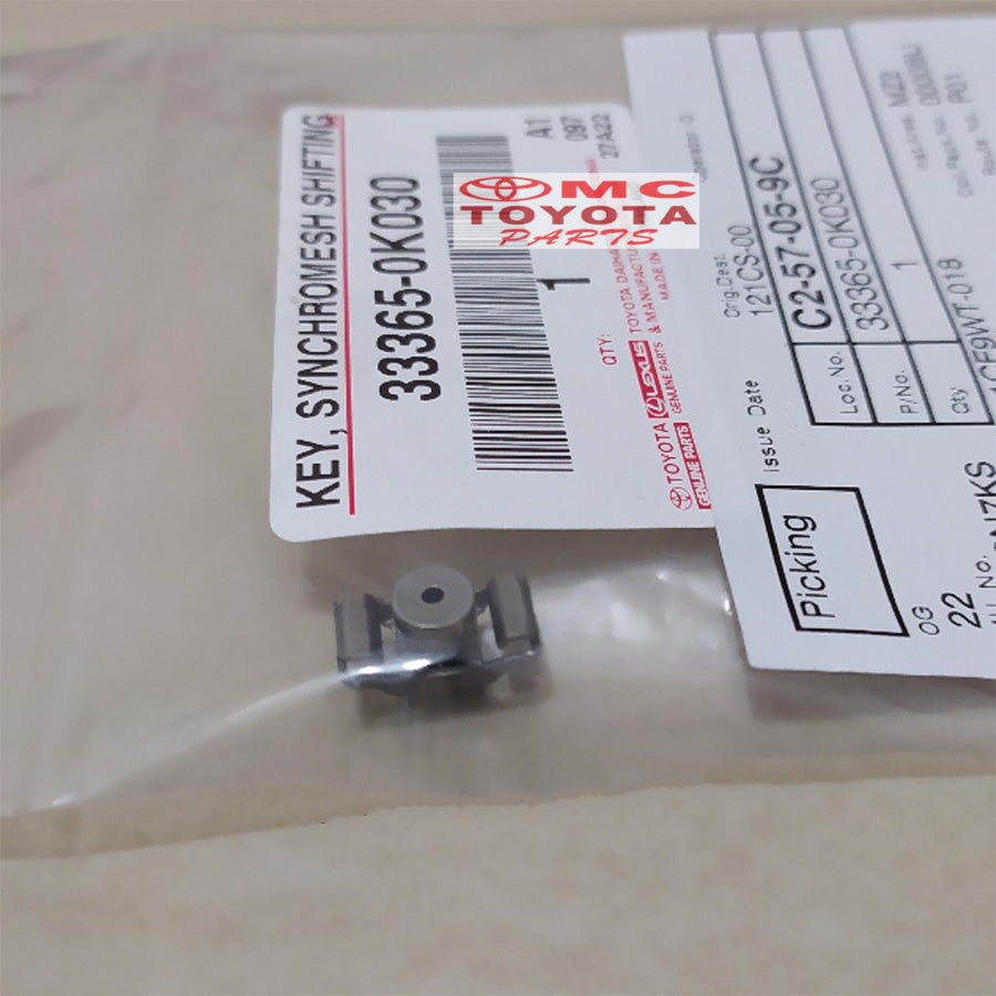 Key Kuku Syncromis Transmisi Hilux Revo Innova Reborn Fortuner VRZ Yaris Vios Etios Hiace Original Toyota 33365-0K030 Key Singcromis Gigi 3 4 2GD 1GD Key Shifting Syncromesh Singkromis Sinkromis Sincromis Synchromis Transmisi