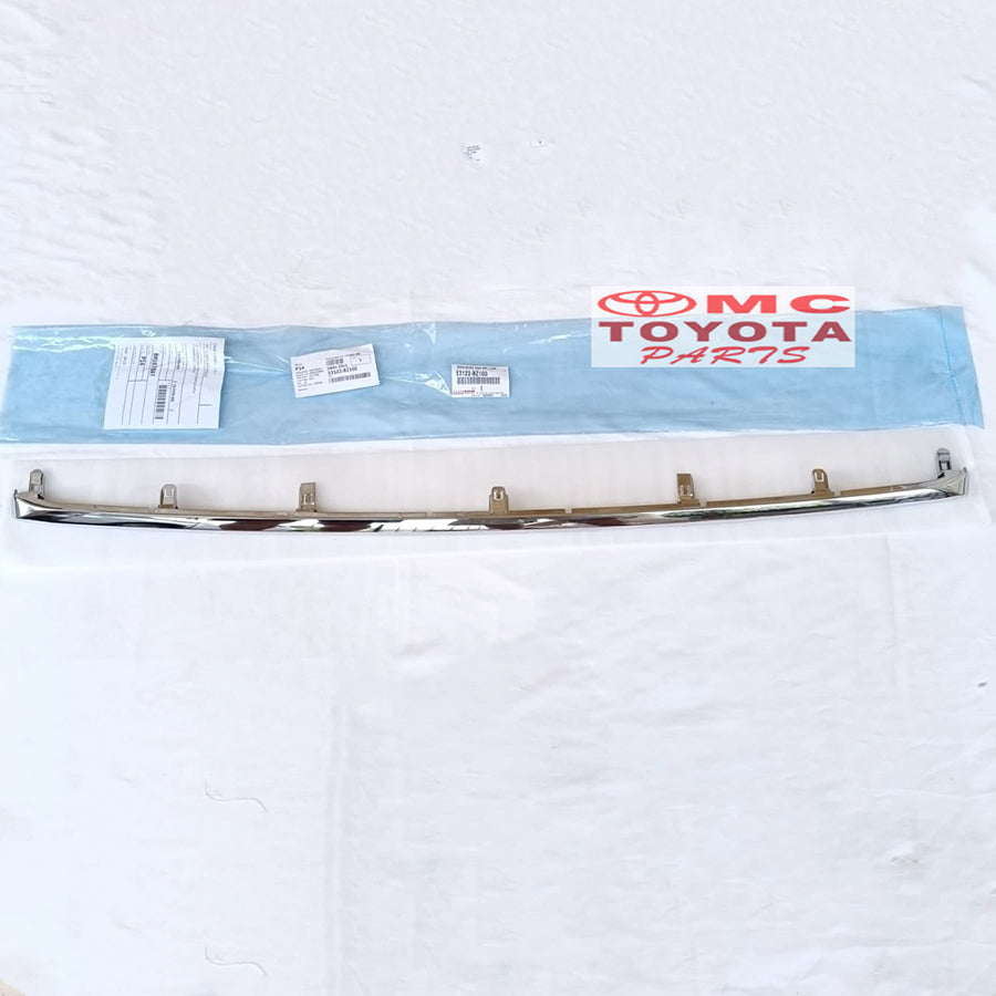 List Hood Moulding List Grill Chrome Bemper Depan Bawah Toyota Agya Original 53122-BZ100 Lis Molding List Grille Bumper Radiator Bawah