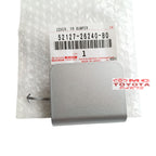 Cover Tutup Lobang Derek Hiace Commuter Silver Glossy Original Toyota 52127-26240-B0 Tutup Lubang Derek Cover Towing Cover Tutup Derek Towing Bemper Depan Tutup Towing Bumper Depan