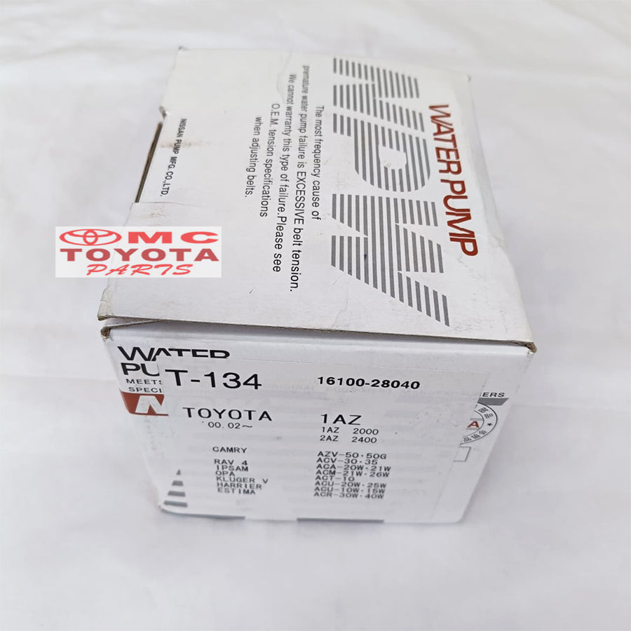 Waterpump Water Pump Camry Previa Harrier Alphard 2.4cc T-134