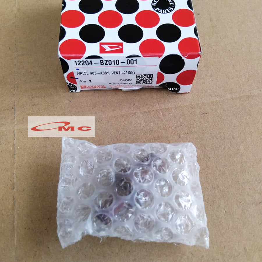 Valve ventilasi Angin Sensor tutup klep PVC PCV avanza xenia gran max luxio terios rush Soluna Original Daihatsu 12204-BZ010-001