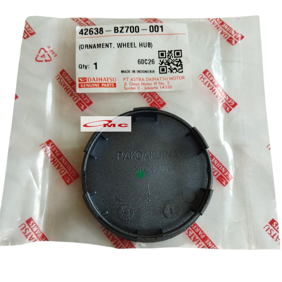 Tutup Velg Dop Roda Alloy Abu Cover Wheel Daihatsu All New Xenia 2022 Original 42638-BZ700-001