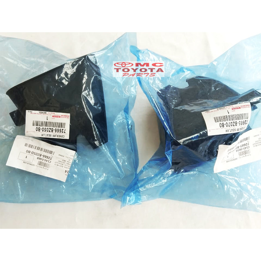 Cover Rear Seat Lock Tutup Jok Bawah Tengah Kanan Kiri All New Avanza Xenia 72665-BZ070-B0 72666-BZ050-B0 Original