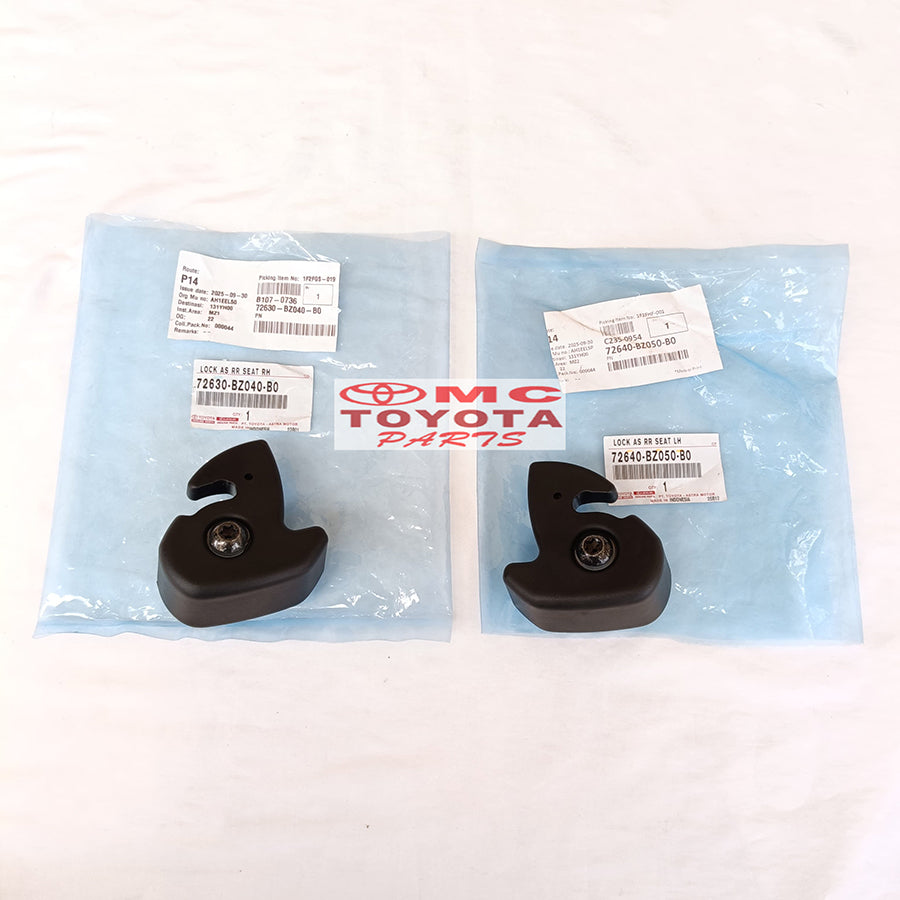 Lock As Assy Rear Seat Kunci Jok Belakang Agya Ayla 2013-2022 original Kanan Kiri 72630-BZ040-B0 72640-BZ050-B0