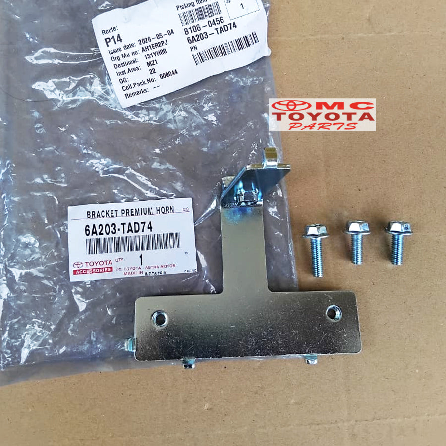 Bracket Dudukan Pegangan Klakson Keong Toyota Original 6A203-TAD74