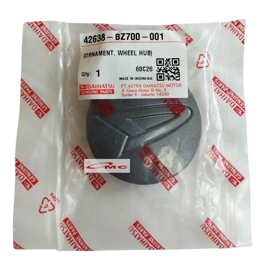 Tutup Velg Dop Roda Alloy Abu Cover Wheel Daihatsu All New Xenia 2022 Original 42638-BZ700-001