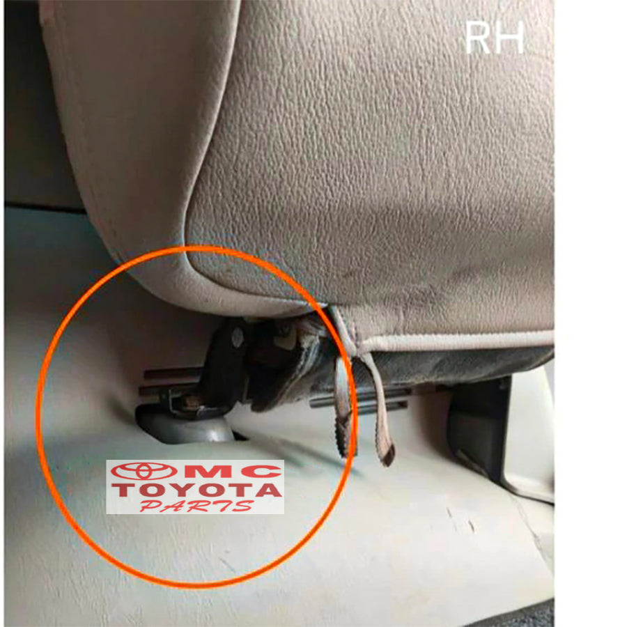 Cover Rel Jok Belakang Fortuner Kijang Innova 2004-2008 Original Toyota 79955-0K010-A0 Cover Jok Baris Ketiga Sebelah Samping Kanan Bagian Depan Cover Tutup Kaki Jok Bangku Belakang
