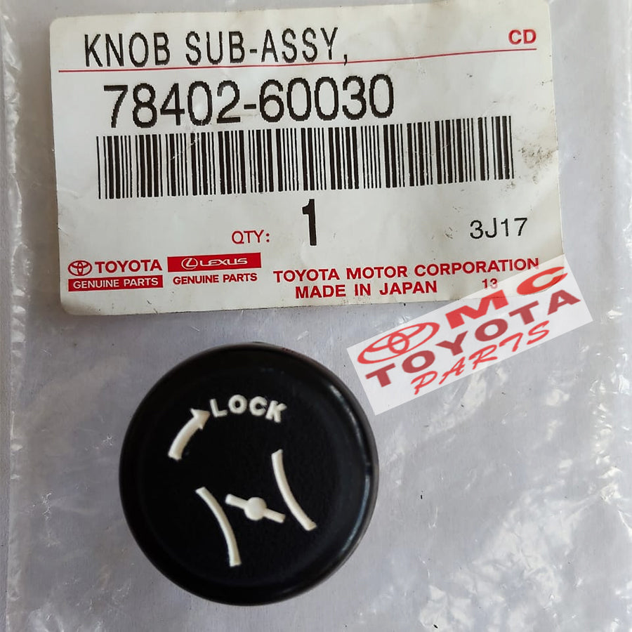 Knob Knop Assy Choke Original Vx80 Land Cruiser Knob sub Handle Cuk Chuck 78402-60030