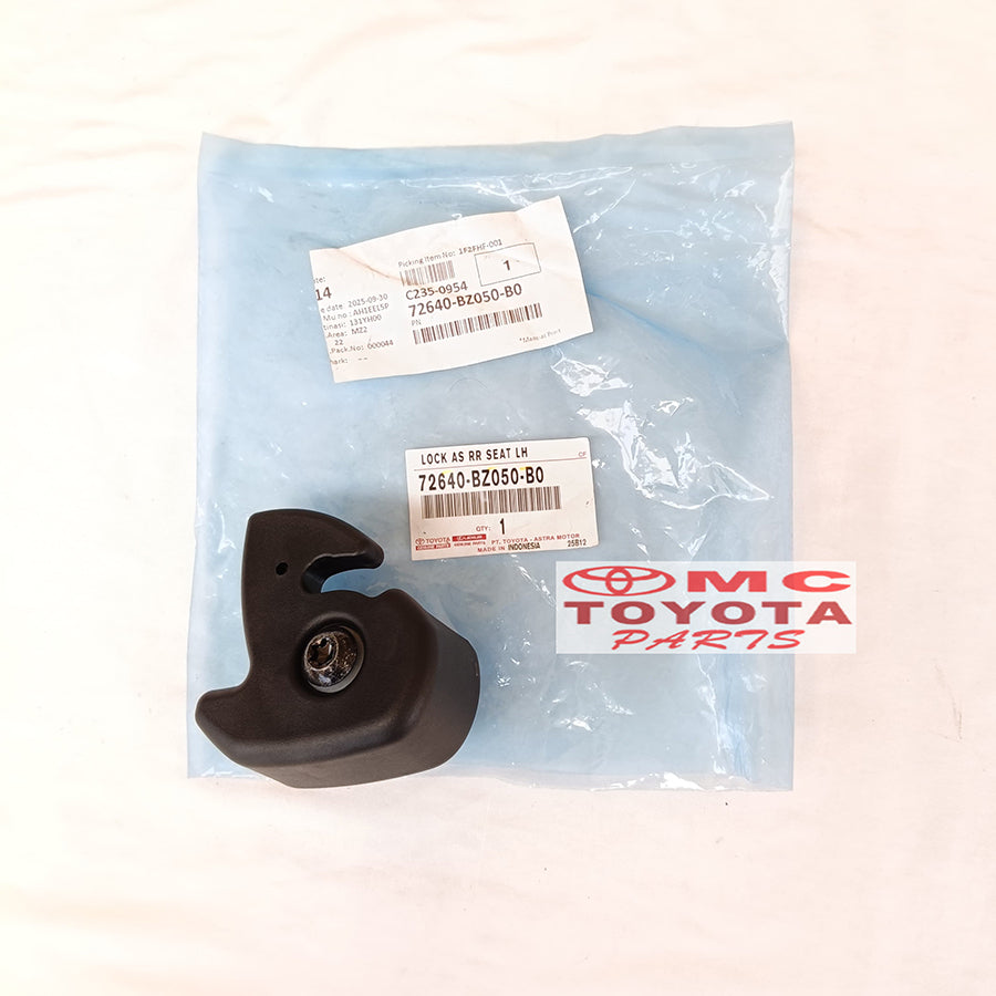 Lock As Assy Rear Seat Kunci Jok Belakang Agya Ayla 2013-2022 original Kanan Kiri 72630-BZ040-B0 72640-BZ050-B0