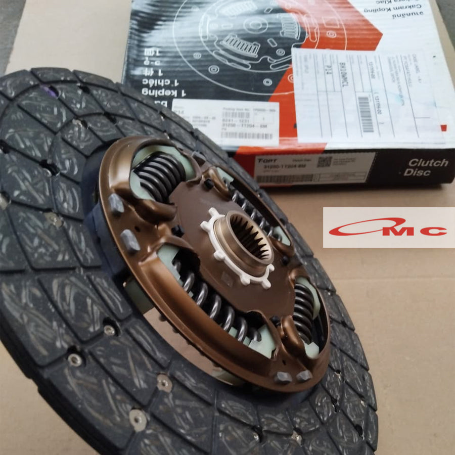 Plat Kampas Kopling Clutch DIsc Fortuner Hilux Asli Original T-OPT 31250-TT204-8M Genuine Parts