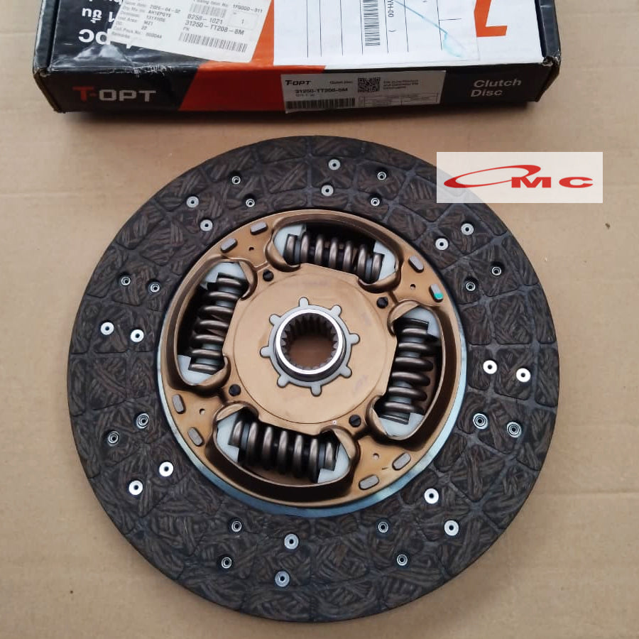 Plat Kampas Kopling Clutch Disc Fortuner  Hilux Hilux Rangga Innova Original T-OPT 31250-TT208-8M Genuine Parts