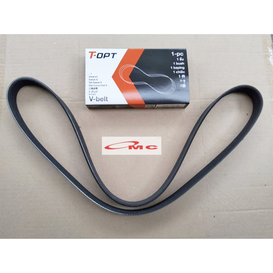 Tali Kipas Fan Belt Van Belt V Belt Fanbelt Agya Ayla Orisinil T-OPT 9004A-TT201-8M / 6-PK-1155