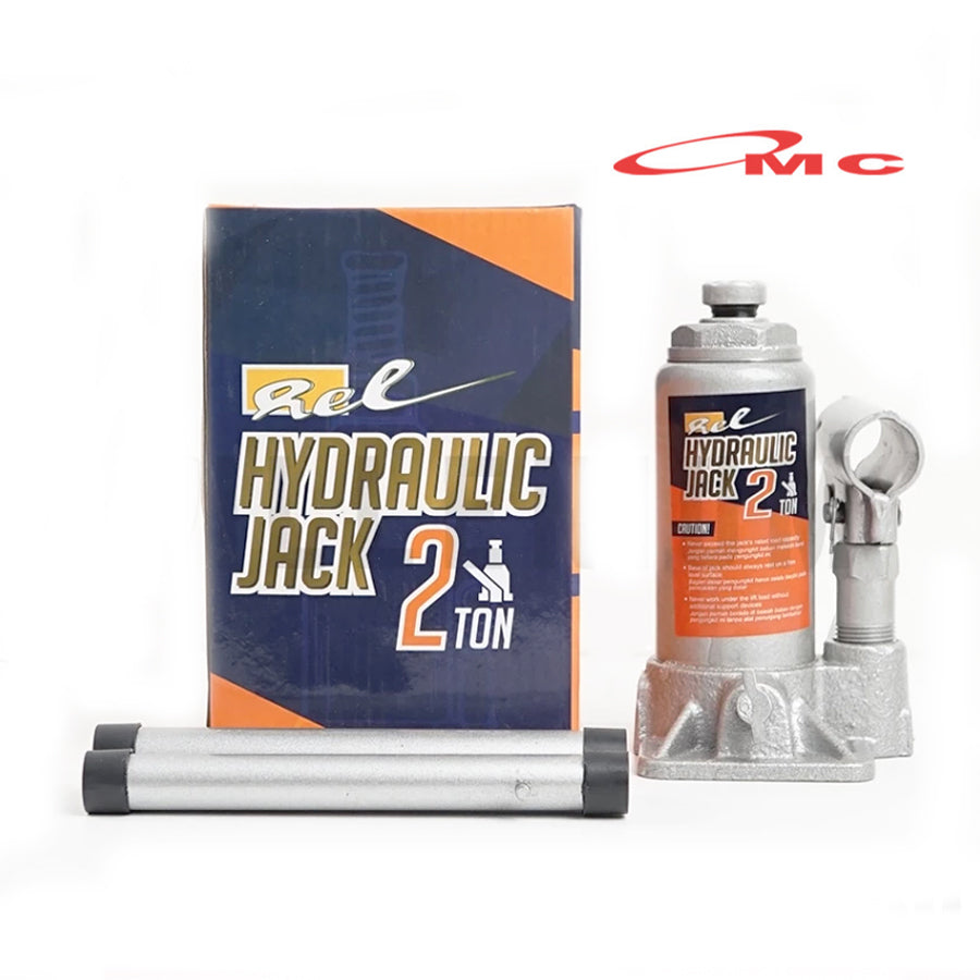 Dongkrak Mobil Model Botol REL Hidrolik Hydraulic Jack 2 Ton 4 Ton DONGKRAK-2T-REL DONGKRAK-4T-REL