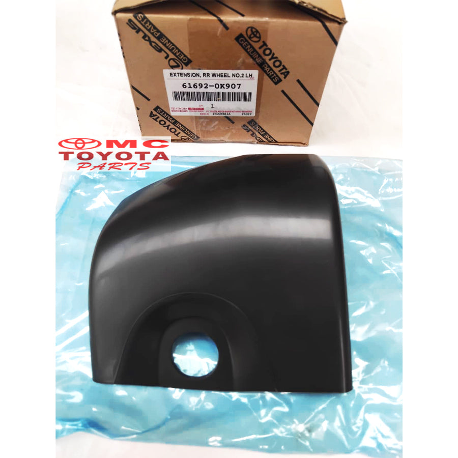 Moulding Extension Bumper Belakang Kanan Kiri Fortuner 61691-0K907  61692-0K907