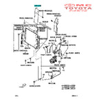 Plastik Samping Radiator Kanan Avanza 1.3-Xenia Original 88561-BZ020