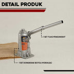Dongkrak Mobil Model Botol REL Hidrolik Hydraulic Jack 2 Ton 4 Ton DONGKRAK-2T-REL DONGKRAK-4T-REL