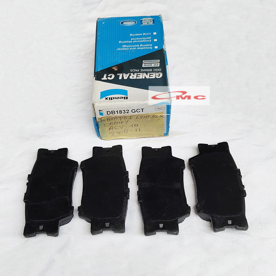 Kampas Rem Belakang All New Camry Bendix Brake Pad DB 1832
