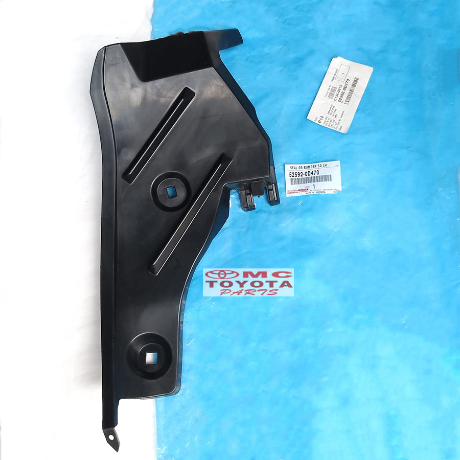 Liner Fender Spakbor Bumper Belakang Kiri Yaris Original 52592-0D470
