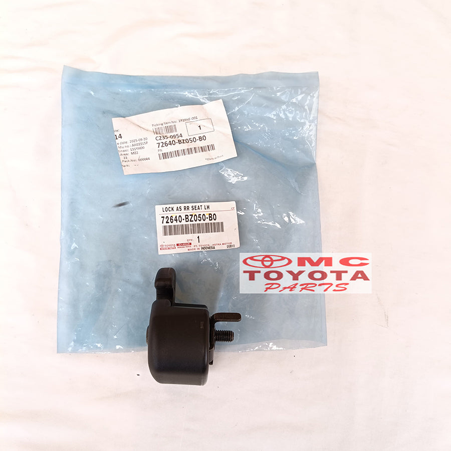Lock As Assy Rear Seat Kunci Jok Belakang Agya Ayla 2013-2022 original Kanan Kiri 72630-BZ040-B0 72640-BZ050-B0