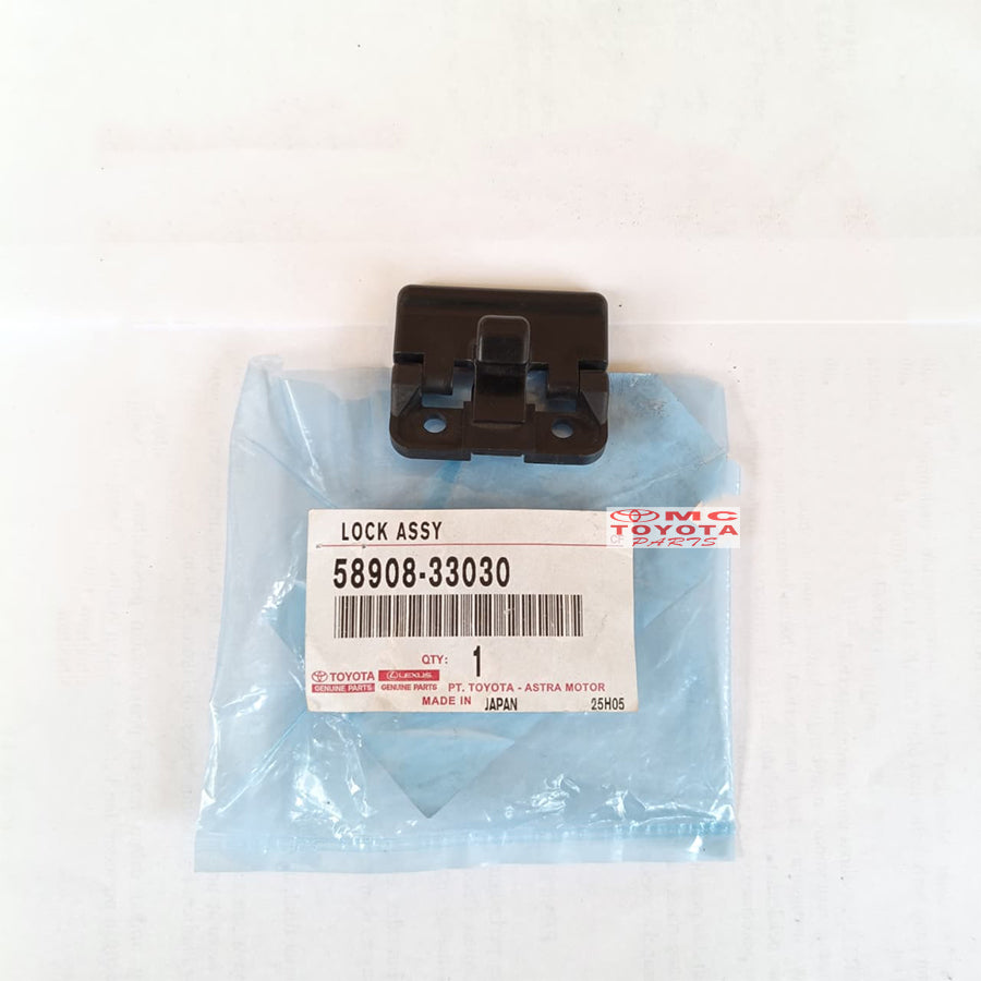 Lock Kunci Tutup Console Box Toyota Innova Fortuner Hilux Yaris Vios Orginal 58908-33030