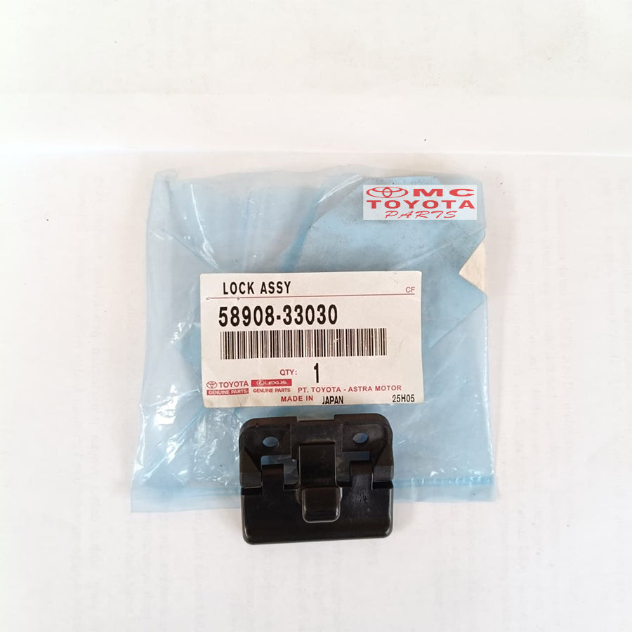 Lock Kunci Tutup Console Box Toyota Innova Fortuner Hilux Yaris Vios Orginal 58908-33030