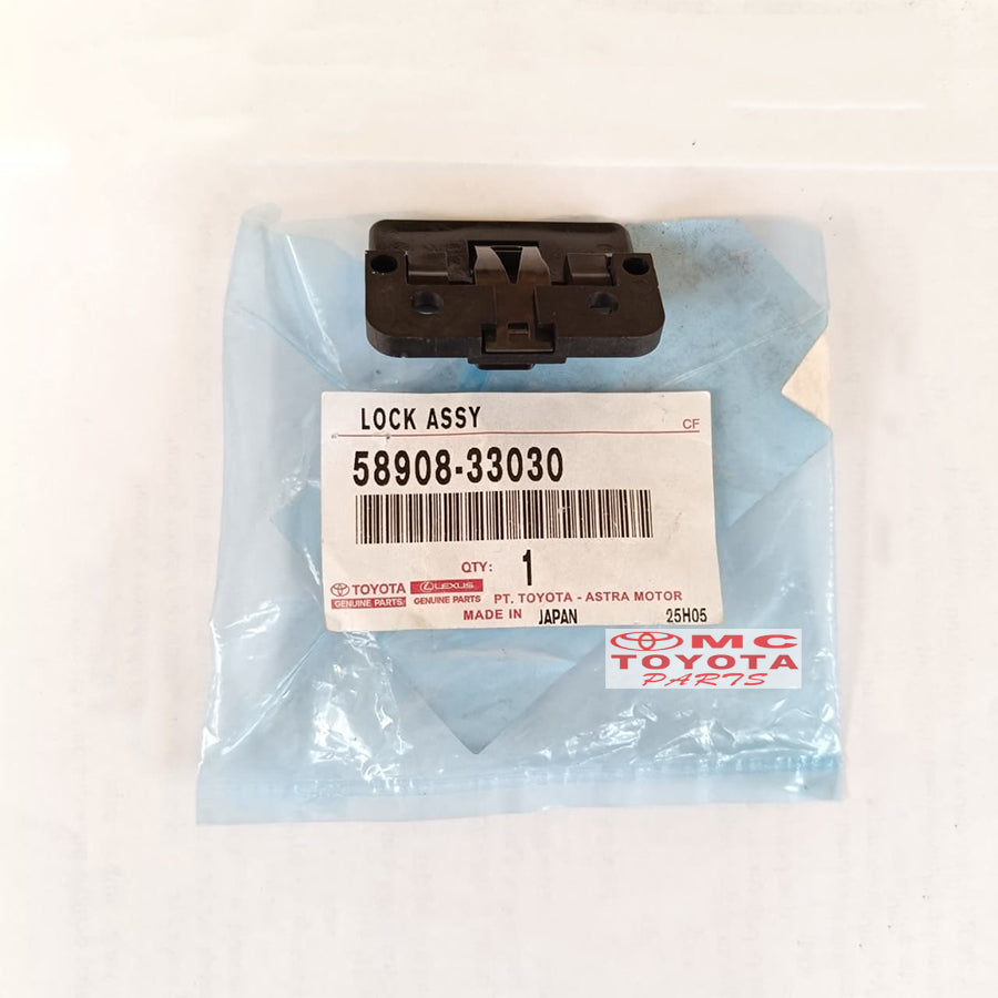 Lock Kunci Tutup Console Box Toyota Innova Fortuner Hilux Yaris Vios Orginal 58908-33030