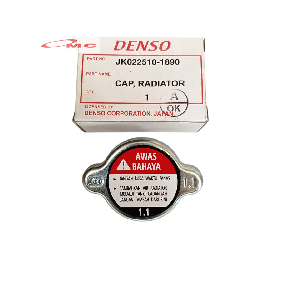 Tutup Cap Radiator 1.1 Livina Honda Grand Civic Genio Estilo Ferio Universal Original Denso 022510-1890 Cap Tutup Radiator Cap Kecil Kap Radiator Model Karet Besar JK022510-1890 Ori