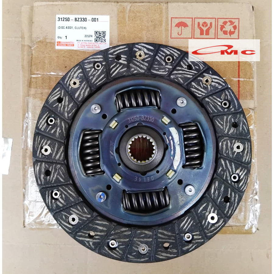 Plat Kopling Clutch Disc Daihatsu Xenia  1,3CC Avanza Veloz  Yaris New  31250-BZ330-001 Original