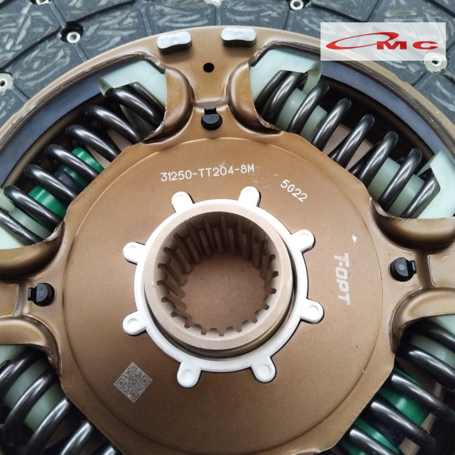 Plat Kampas Kopling Clutch DIsc Fortuner Hilux Asli Original T-OPT 31250-TT204-8M Genuine Parts