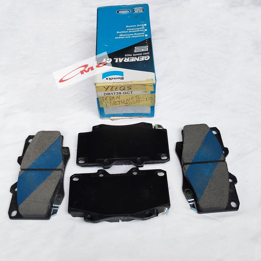 Kampas Rem Depan Fortuner Non VNT Hilux BENDIX Brake Pad DB 1739