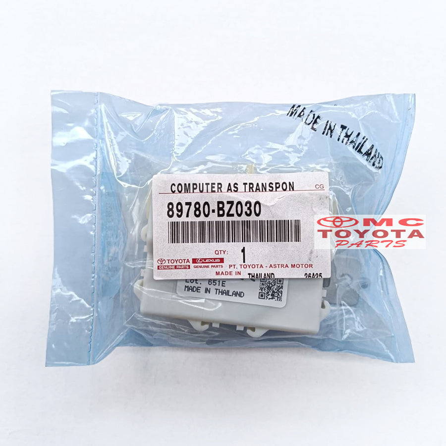 Ecu Modul Immobilizer Calya Sigra Agya Ayla Original 89780-BZ030 Ecu Komputer Computer Immobilizer Transponder Key Ecu Immobilizer Transponder Key