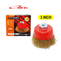 CAMEL Sikat Kawat Mangkok 3 Inch Cup Brush Polishing Sikat Mangkok Kawat Kuning 3" Cap Wire Brush Sikat Kawat Kuningan Gerinda Tangan Gurinda Karat Kerak