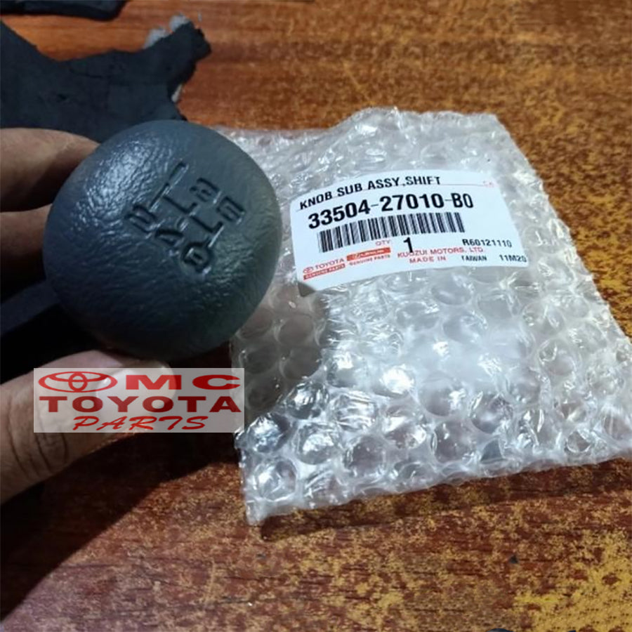Knob Shift Perseneleng 5 Speed Kijang Super Kijang Grand Kijang Kapsul Original Toyota 33504-27010-B0 Shift Knob Knop Tongkat Persneling 5 Speed Tuas Persneling Perseneling Operan Gigi Gear Ori
