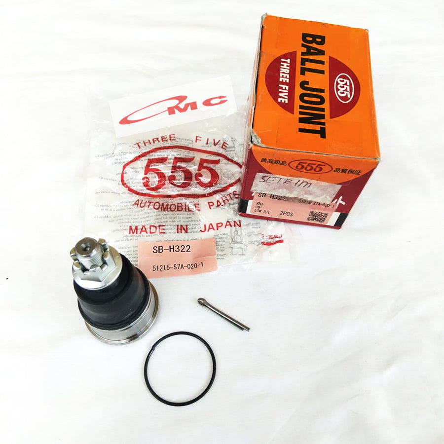 Ball Joint Balljoint Honda Stream Setrim SB-H322 Original 555 Japan Bal Join Bola Stir Three Five Lower