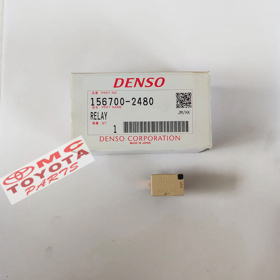 Relay 4 Kaki Relay Denso AVANZA K.4 12V 156700-2480 DENSO ORIGINAL Made In Japan
