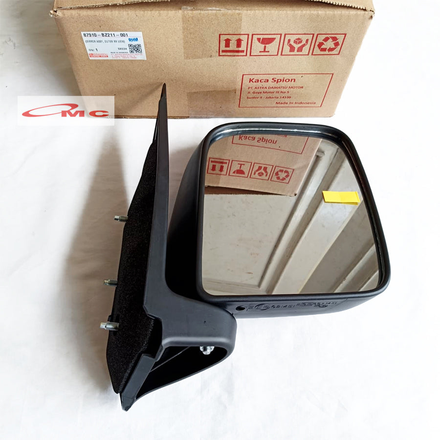 Kaca Spion Kanan Kiri Daihatsu Gran Max Minibus Pickup Original 87910-BZ211-001 / 87940-BZ211-001 Kaca Spion Standart Manual Grand Max Grandmax Granmax Ori