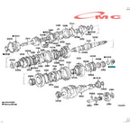Mur Transmis Dyna 130HT 130LT Hino Dutro 130HT 130HD 130MD Coaster Original 90179-24008